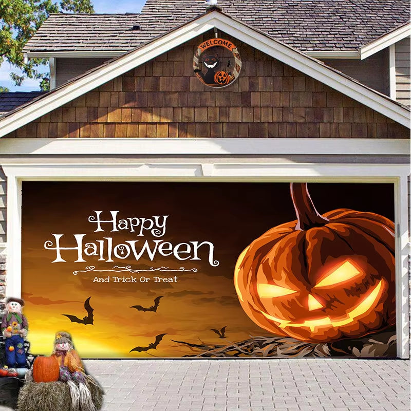 Halloween 2024 Garage Door Banner