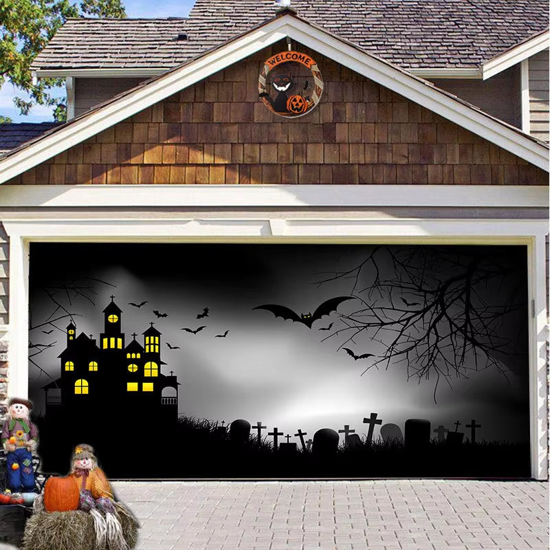Halloween 2024 Garage Door Banner