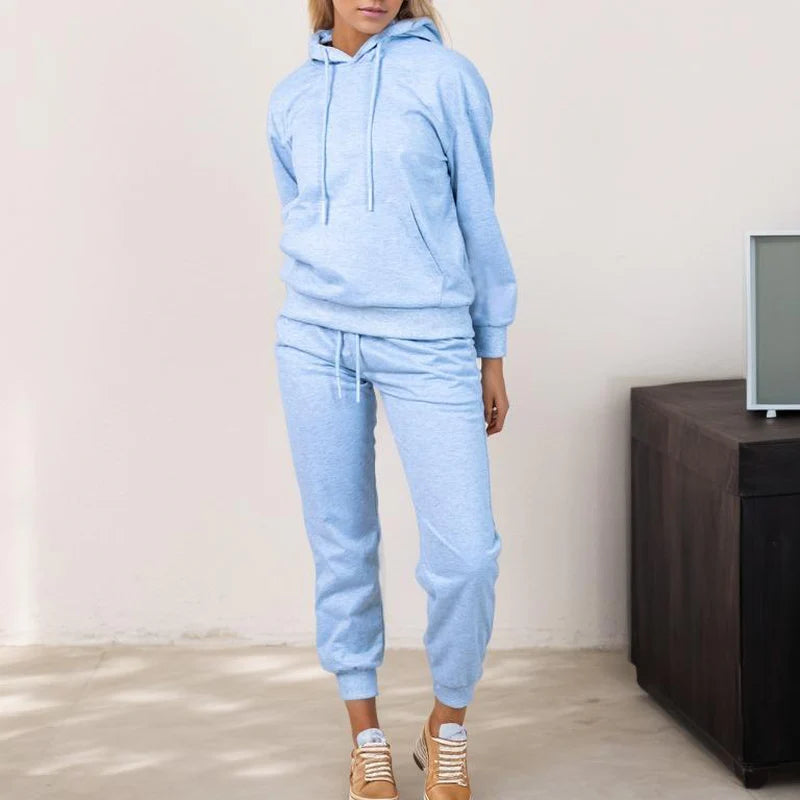 Women's Hoodie Set – Stylish Long Sleeve Bridal & Casual Loungewear