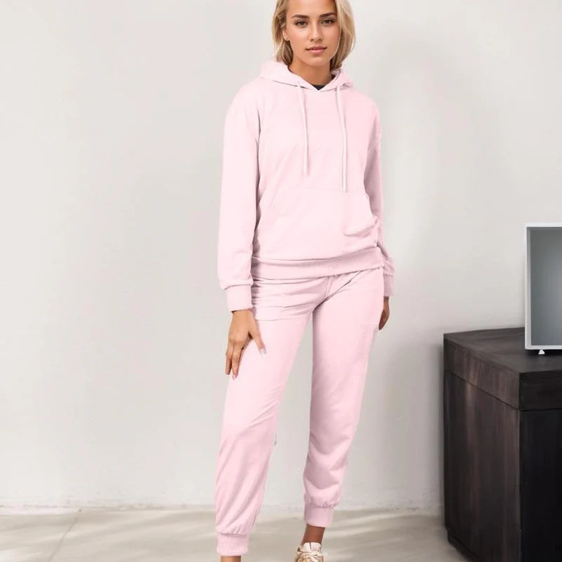 Women's Hoodie Set – Stylish Long Sleeve Bridal & Casual Loungewear