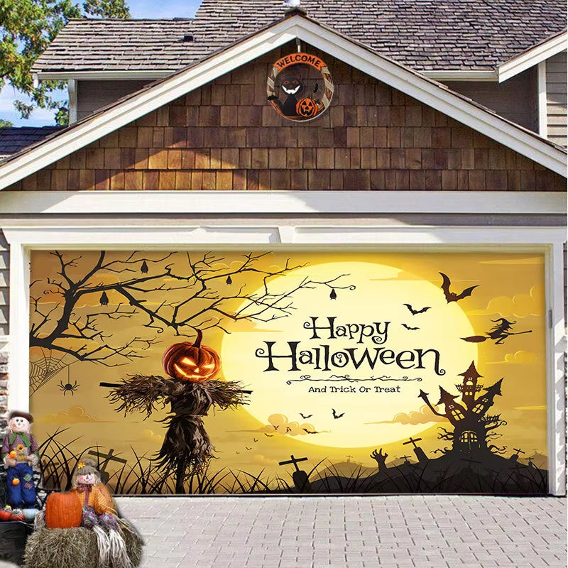 Halloween 2024 Garage Door Banner