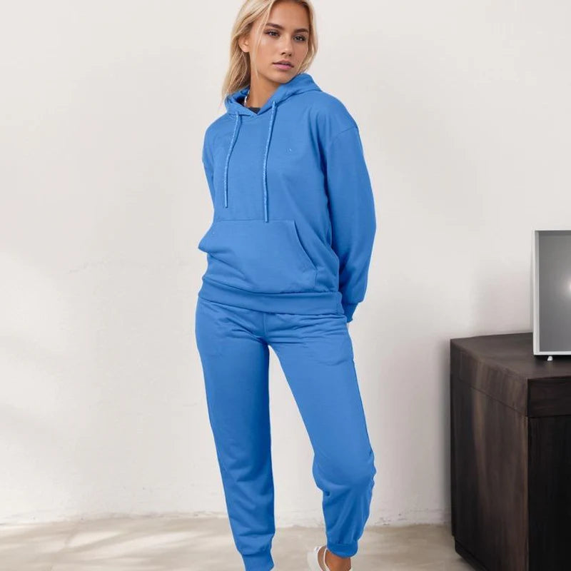 Women's Hoodie Set – Stylish Long Sleeve Bridal & Casual Loungewear