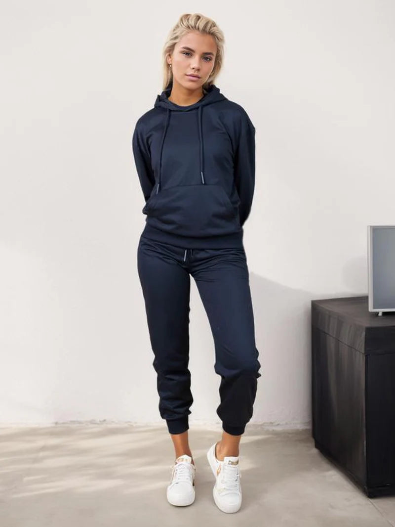 Women's Hoodie Set – Stylish Long Sleeve Bridal & Casual Loungewear
