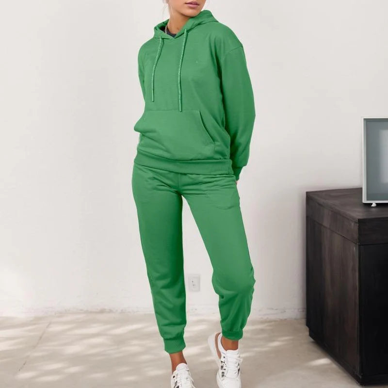 Women's Hoodie Set – Stylish Long Sleeve Bridal & Casual Loungewear