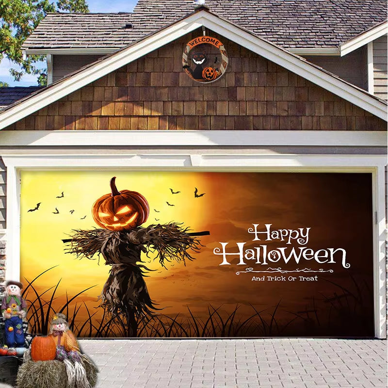 Halloween 2024 Garage Door Banner
