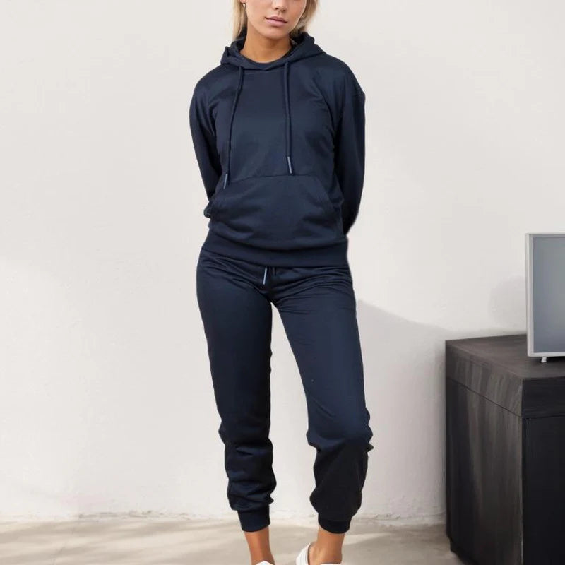 Women's Hoodie Set – Stylish Long Sleeve Bridal & Casual Loungewear