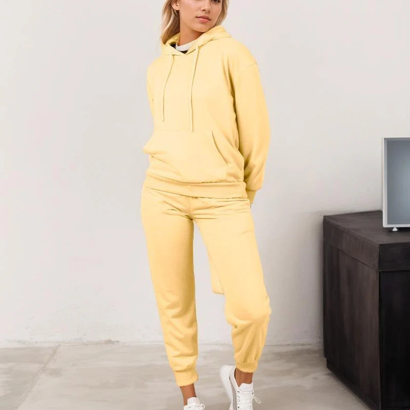 Women's Hoodie Set – Stylish Long Sleeve Bridal & Casual Loungewear