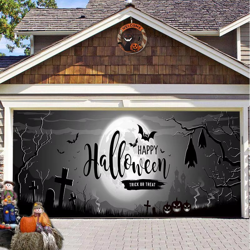Halloween 2024 Garage Door Banner