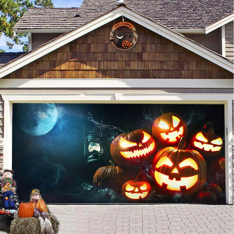 Halloween 2024 Garage Door Banner