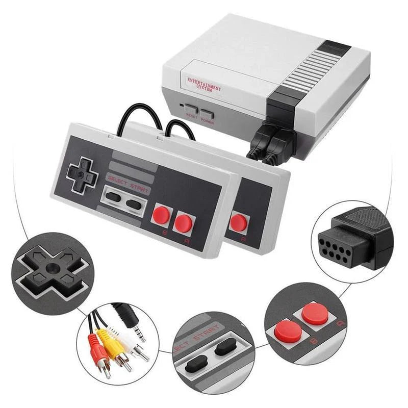 Retro Mini Game Console – Built-In 300/620 Classic Games, Perfect Gift for All Occasions