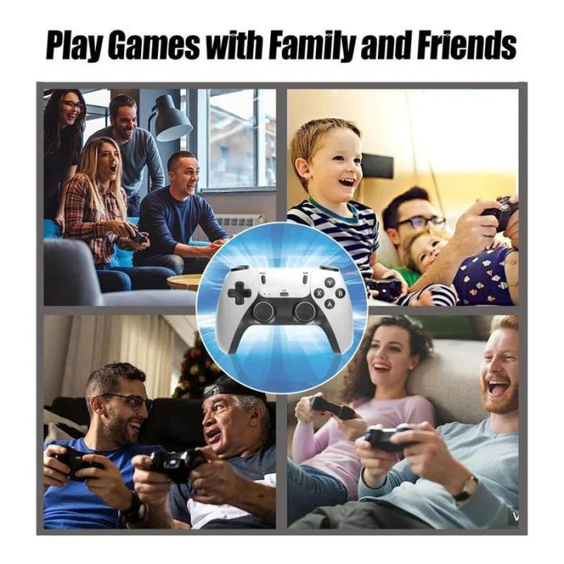 Wireless Game Console – 2.4G Dual Controller, 4K Graphics, 42,000+ Retro Games